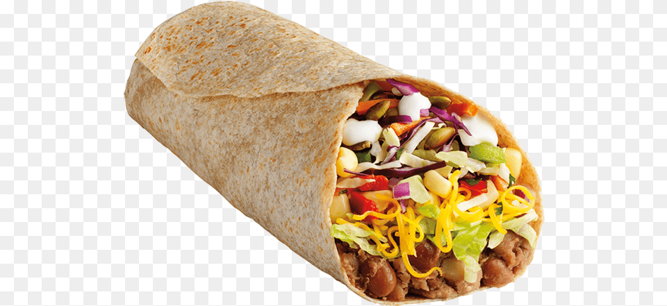 Taco Time Veggie Soft Taco, Food, Hot Dog, Burrito Free Png