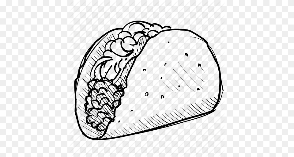 Tacos Clipart Black And White, Cushion, Home Decor, Transportation, Vehicle Free Png