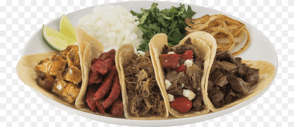 Tacos De Carne Asada Harina, Food, Taco, Dining Table, Furniture Free Png