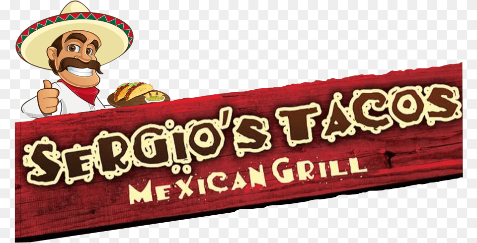 Tacos Mexican Grill Sergios Tacos, Clothing, Hat, Food, Sandwich Free Png