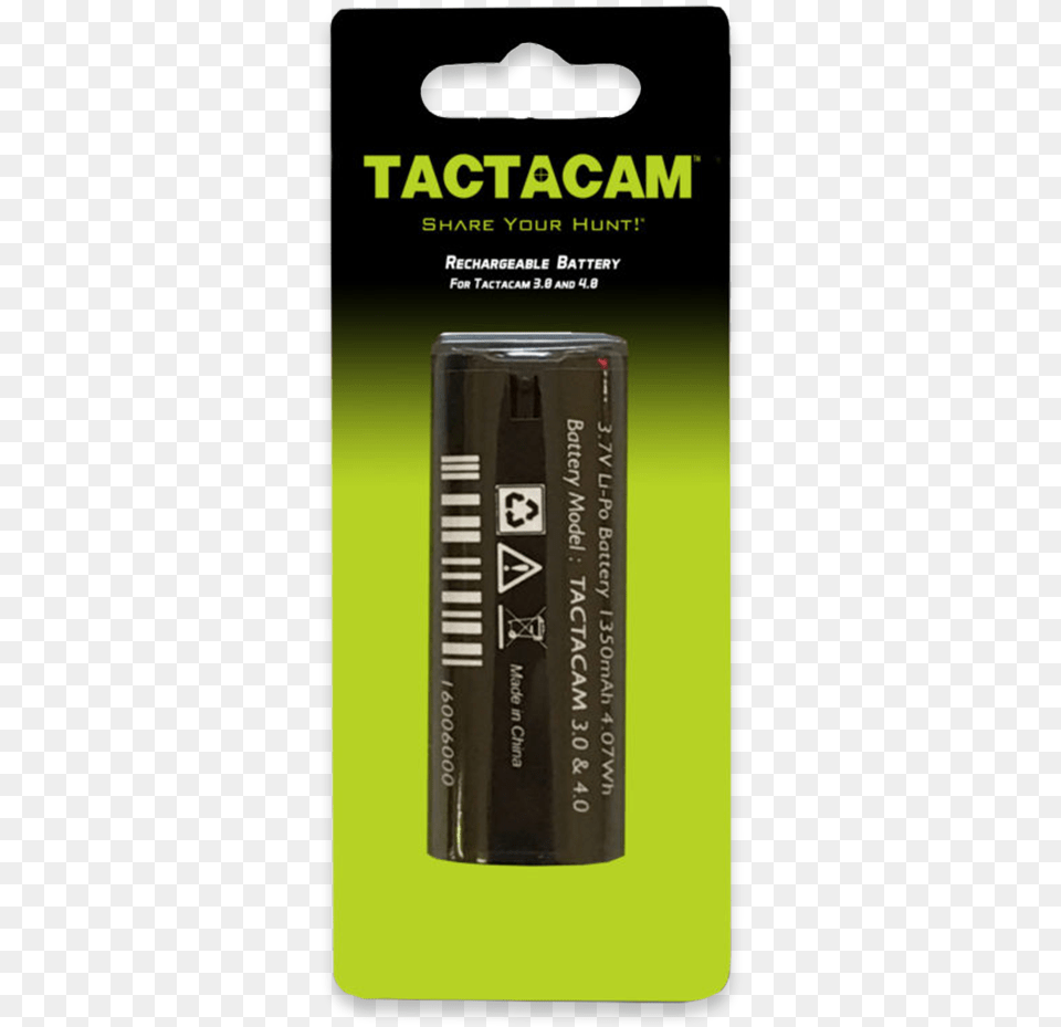 Tactacam Rechargeable Battery, Bottle, Cosmetics Png Image