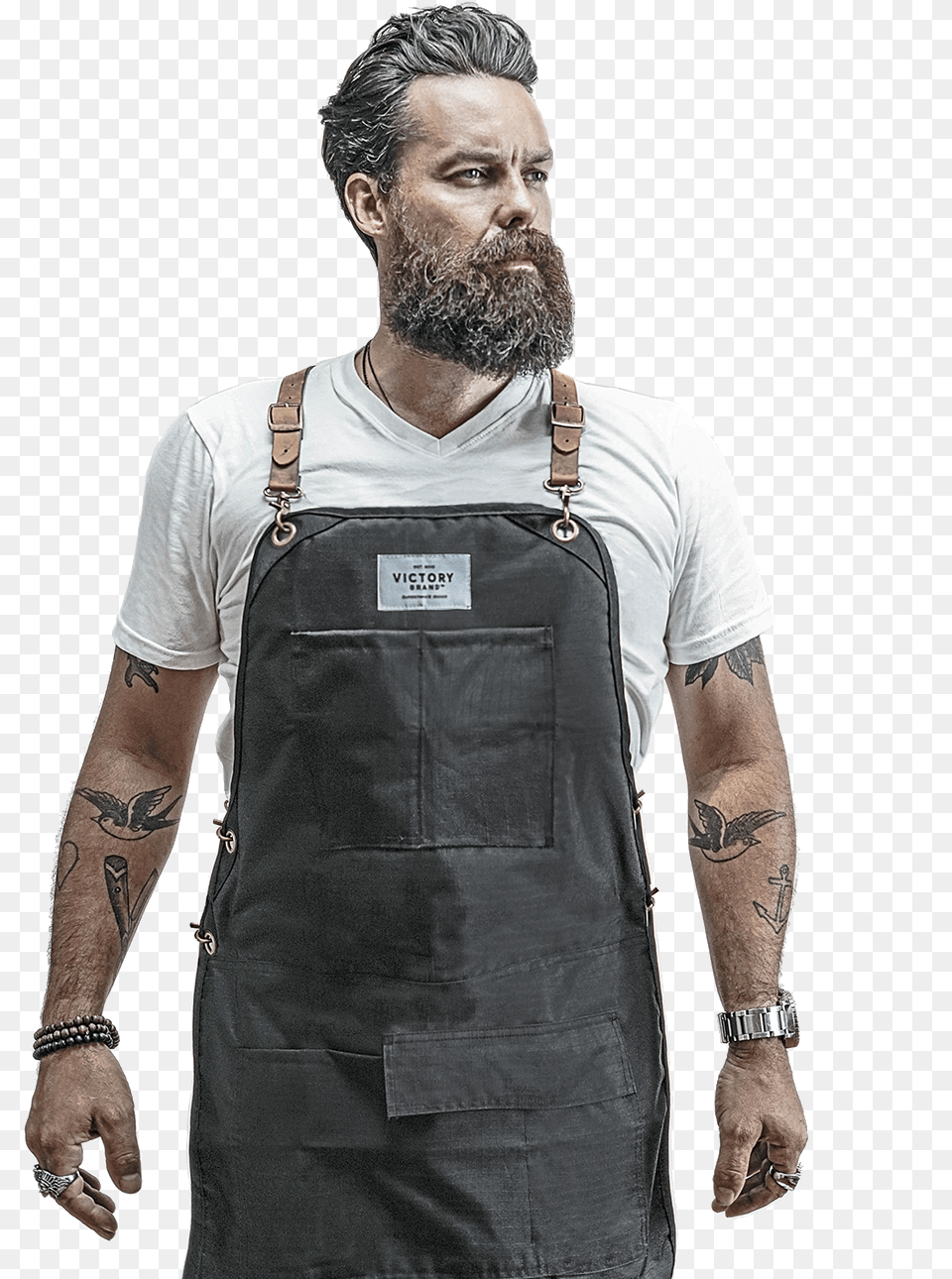 Tactical Apron For Barbers And Hairstylists By Victory Barber Aprons, Adult, Male, Man, Person Free Png