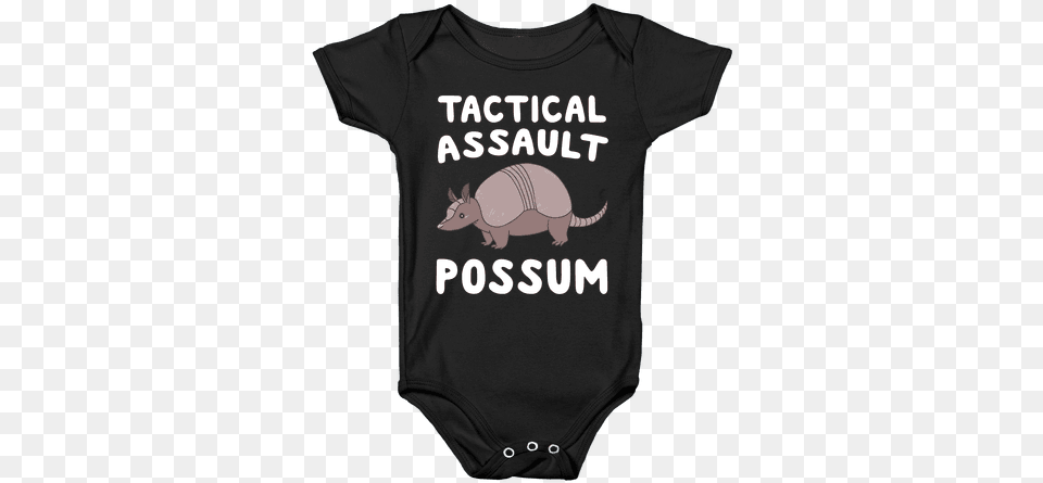 Tactical Assault Possum Anime Baby Shirts, Clothing, T-shirt, Animal, Mammal Free Png Download