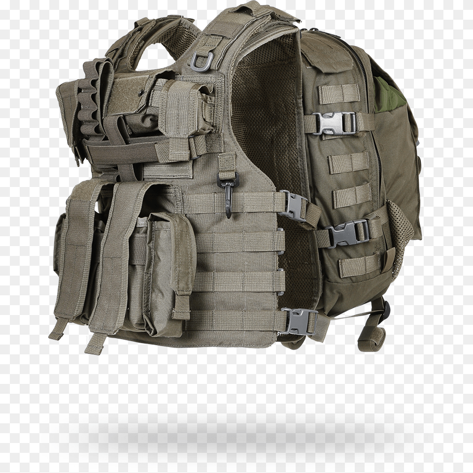 Tactical Backpack Vest, Bag, Clothing, Lifejacket Free Png