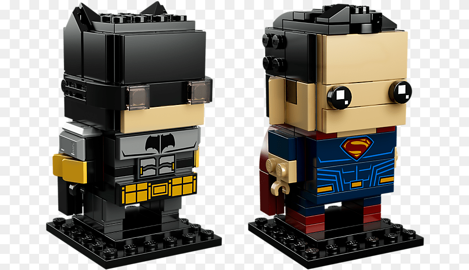 Tactical Batman Amp Superman Brickheadz Batman And Superman, Toy, Ammunition, Grenade, Weapon Free Png