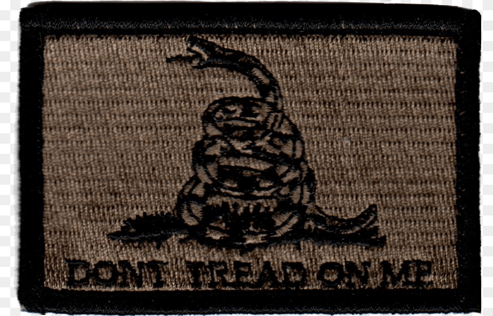 Tactical Donquott Tread On Me Coyoteblack Patch Indian Cobra, Logo, Mat, Clothing, Home Decor Free Png Download