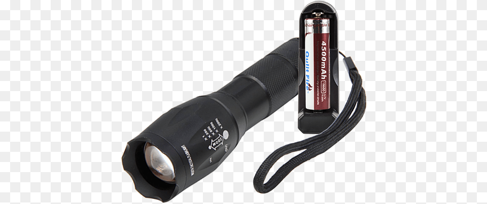 Tactical Flashlight Monocular, Lamp, Appliance, Blow Dryer, Device Free Png