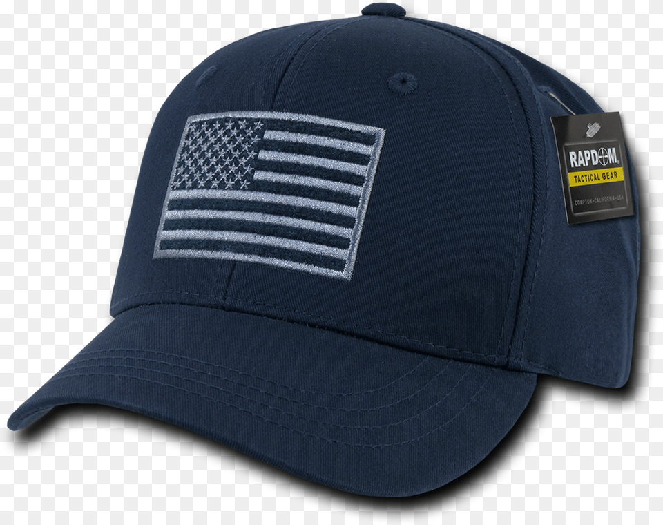 Tactical Operator Cap American Flag Subdued Dark Blue Baseball Cap, Baseball Cap, Clothing, Hat Png Image