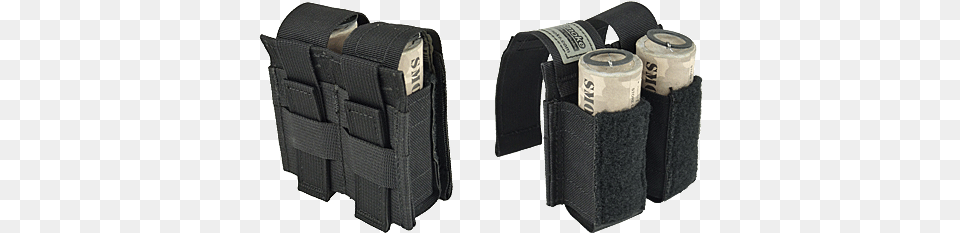 Tactical Smoke Grenade Pouch Black Leather Png