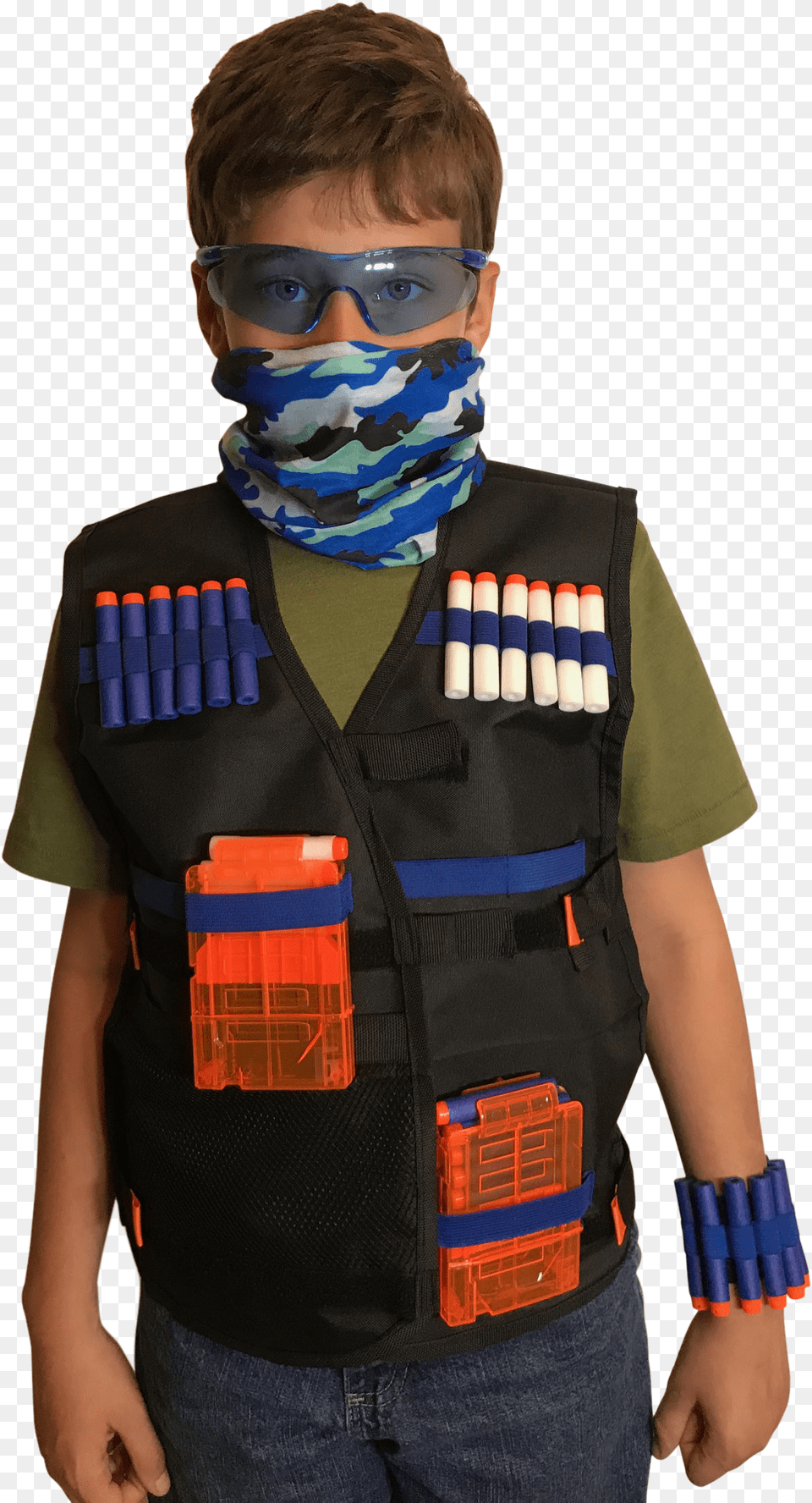 Tactical Vest Kit For Nerf Guns N Strike Elite Series Nerf Vest Tactical, Clothing, Lifejacket, Boy, Child Free Transparent Png