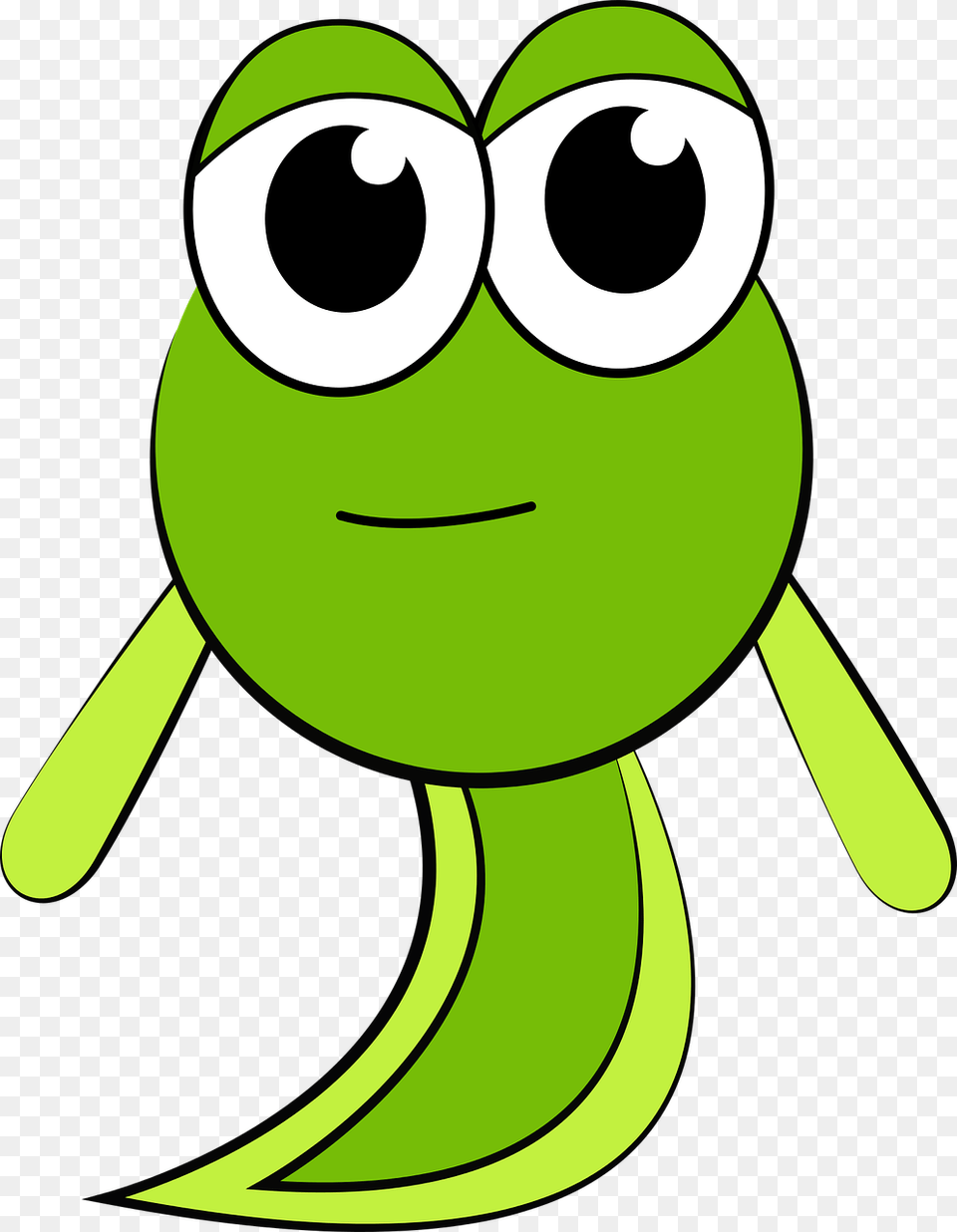 Tadpolecharacter Animator Stockxchng, Green, Face, Head, Person Png Image