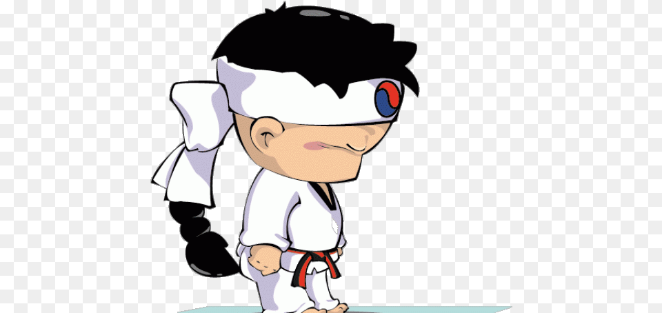 Tae Kwon Do Master Cartoon Gif Taekwondo, Karate, Martial Arts, Person, Sport Png Image