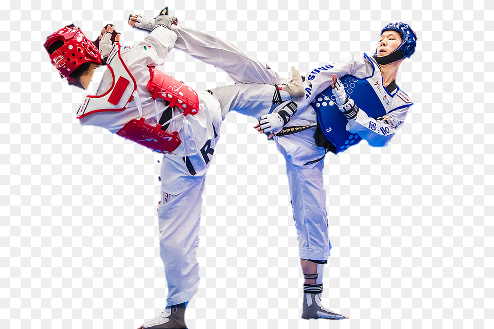 Taekwondo, Kicking, Person, Adult, Male Free Png Download