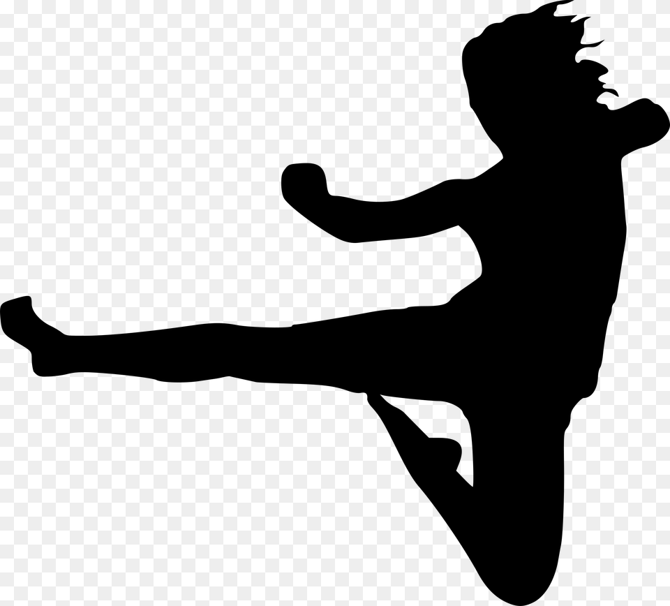Taekwondo Clip Art, Gray Free Png