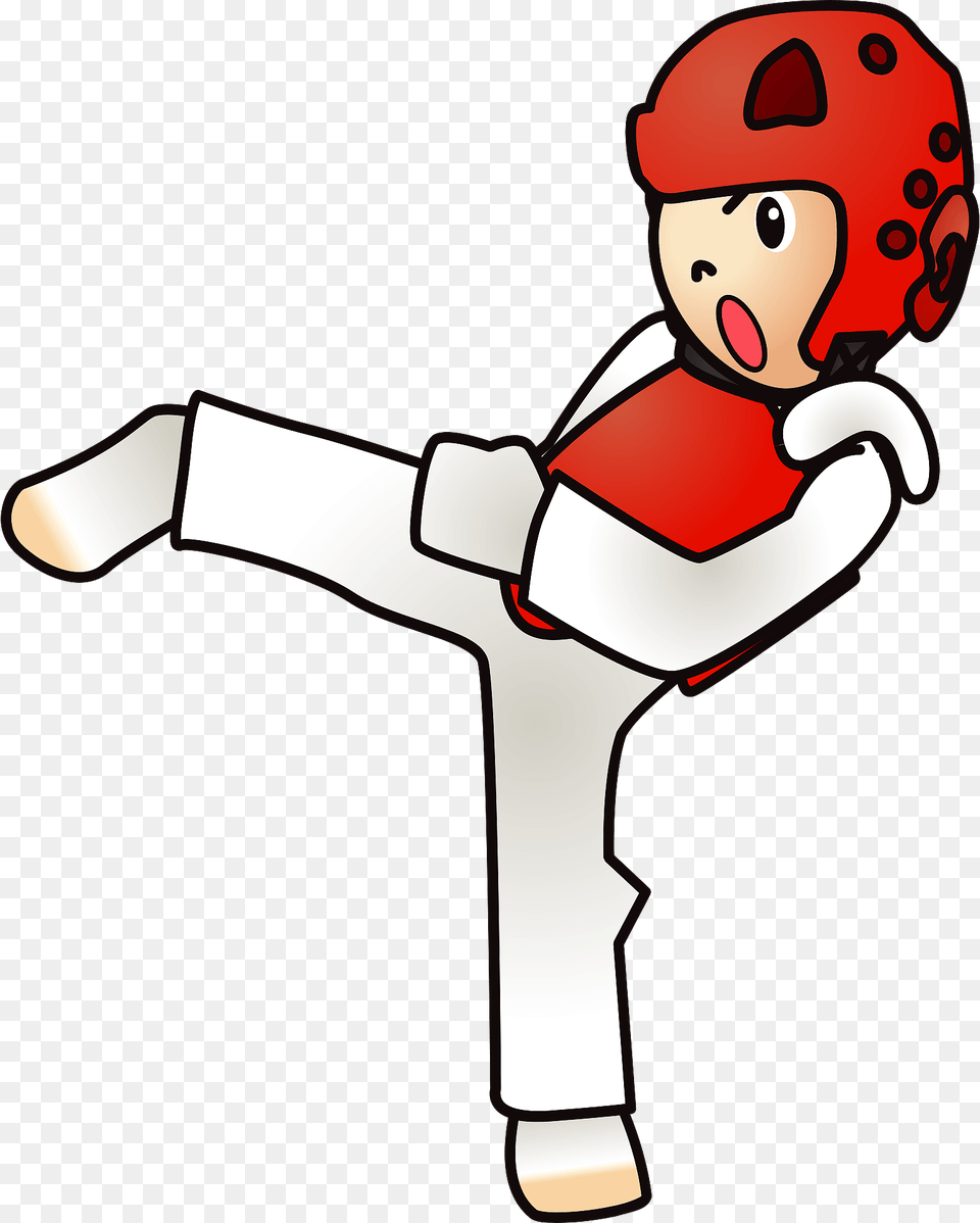 Taekwondo Kick Clipart, People, Person, Face, Head Free Png Download