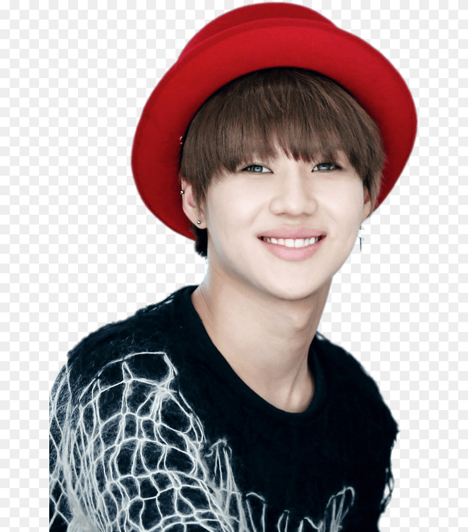 Taemin Red Hat Shinee, Head, Photography, Portrait, Person Free Png