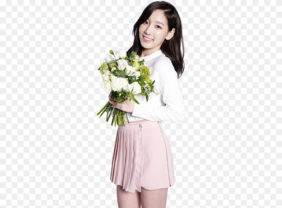 Taeyeon 2014 Nature Republic, Plant, Flower, Flower Arrangement, Flower Bouquet Free Png Download