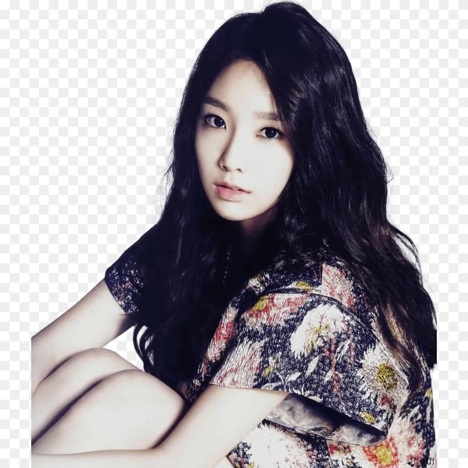 Taeyeon Jessica Snsd Black Hair, Adult, Portrait, Photography, Person Png Image