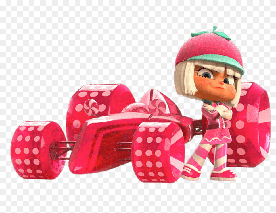 Taffyta Muttonfudge With Her Speedcar, Doll, Face, Head, Person Png Image