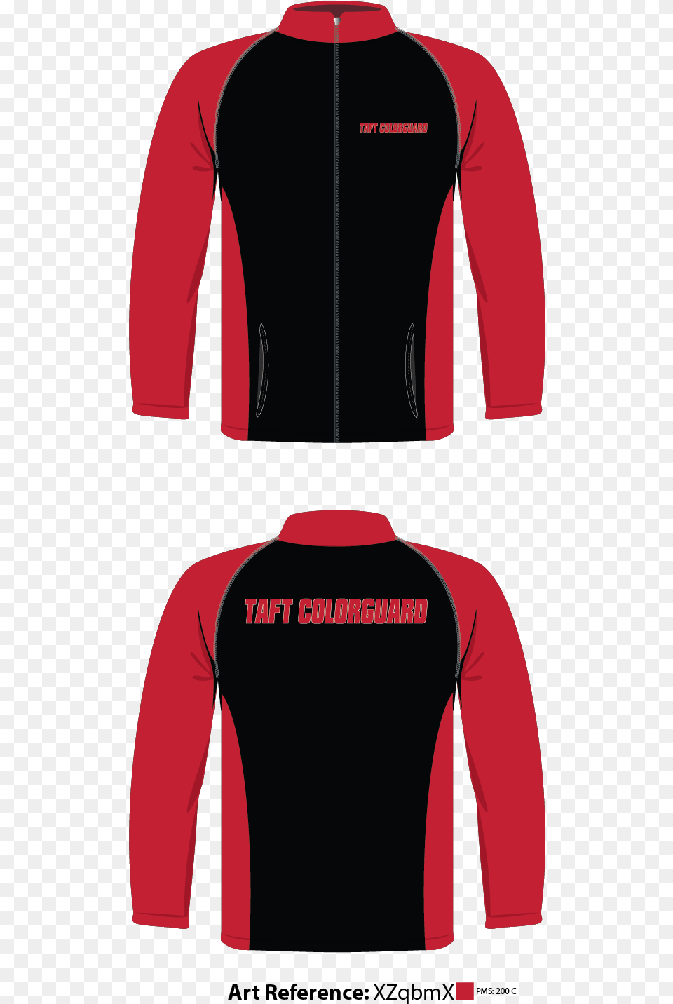 Taft Colorguard Track Jacket Active Shirt, Clothing, Coat, Long Sleeve, Sleeve Png