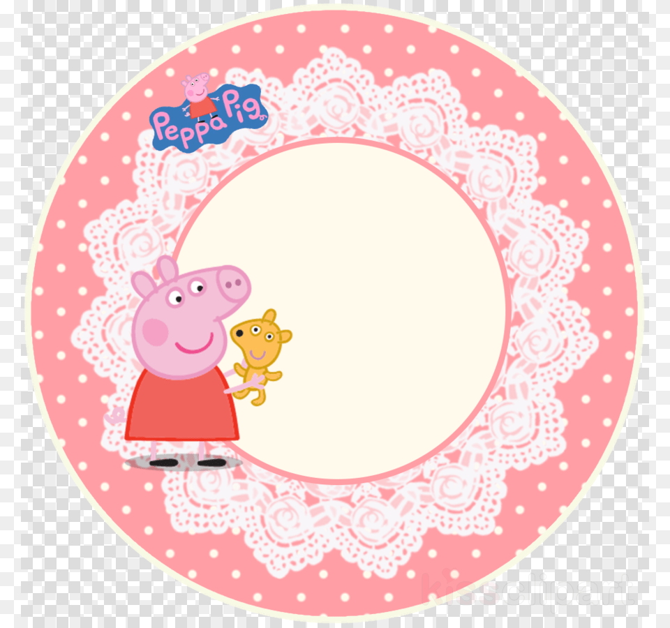 Tag Da Peppa Clipart George Pig Daddy Pig Children39s Peppa Pig Peppa39s First Colors, Plate, Home Decor Png