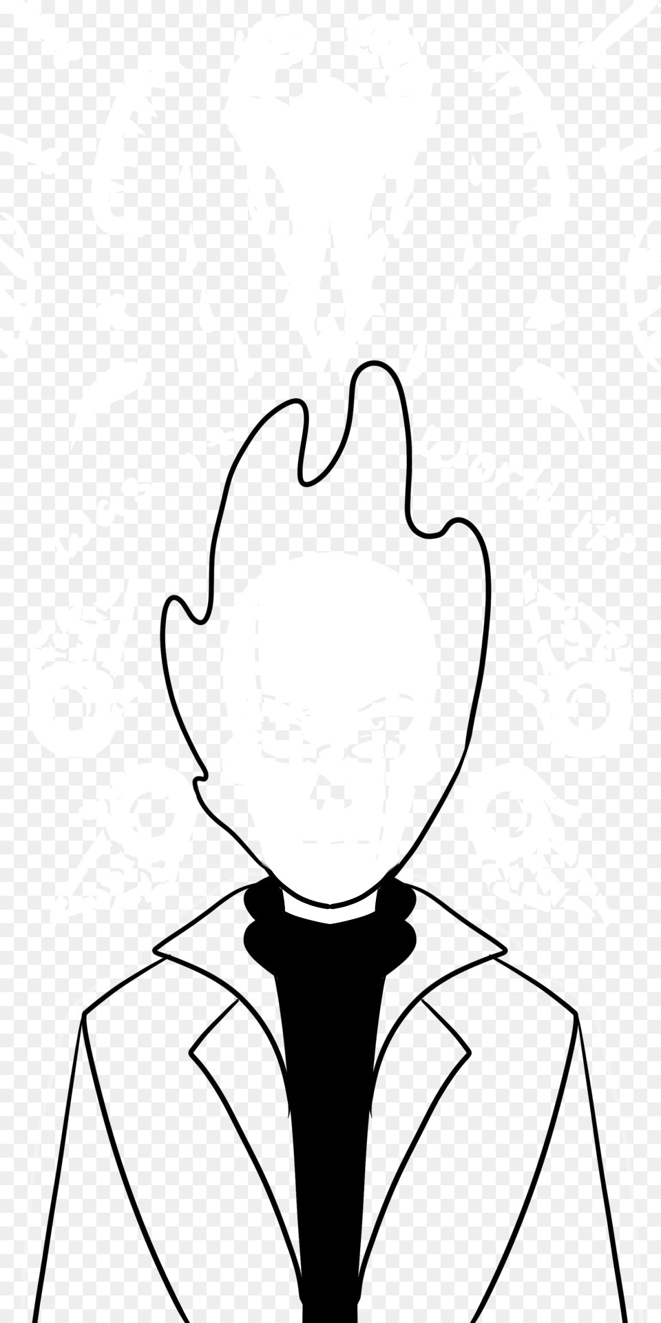 Tag Gaster Cartoon, Stencil, Adult, Male, Man Free Png Download