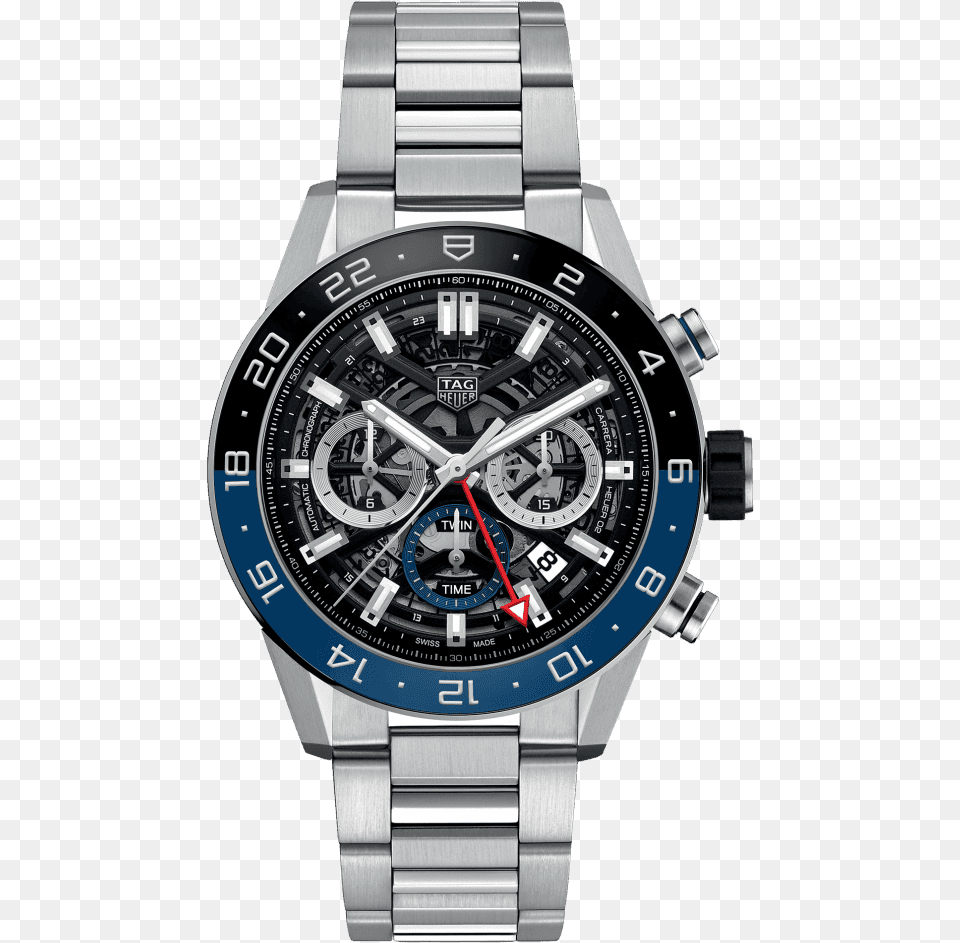 Tag Heuer Carrera Calibre Heuer 02 Automatic Chronograph Tag Heuer 02 Gmt, Arm, Body Part, Person, Wristwatch Png Image