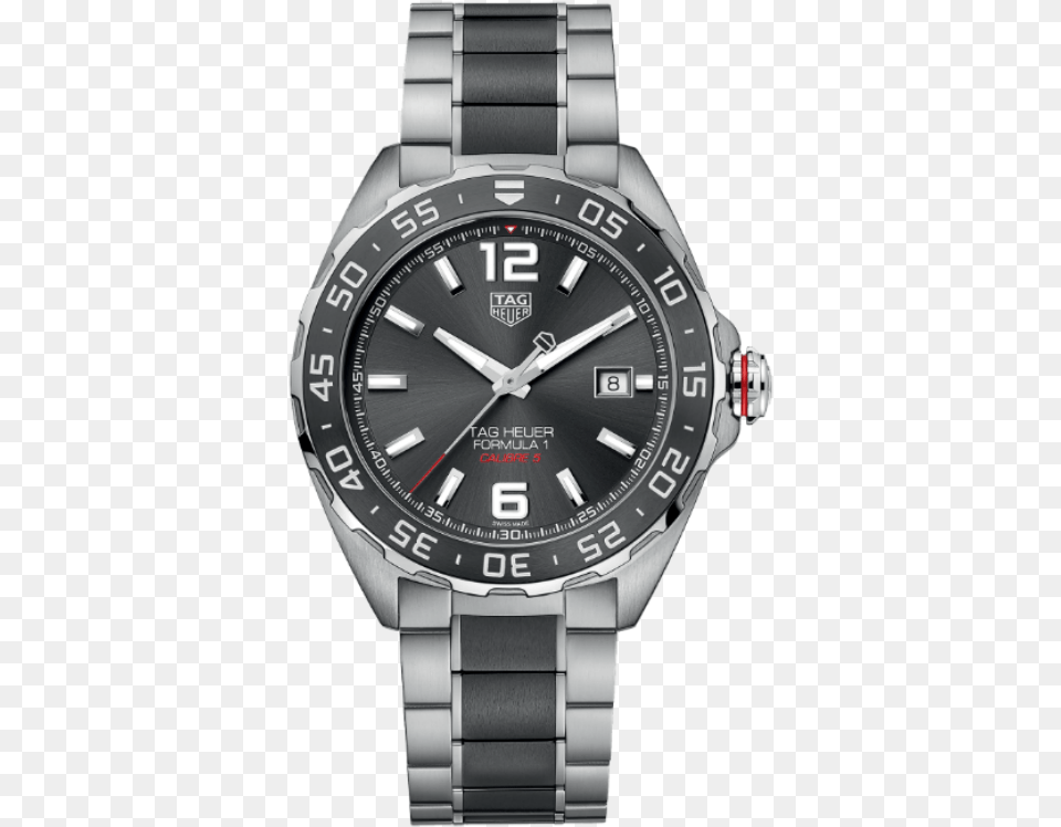 Tag Heuer Formula 1 Calibre 5 43 Mm Waz2011 Ba0843 Tag Heuer Waz2011, Arm, Body Part, Person, Wristwatch Free Transparent Png