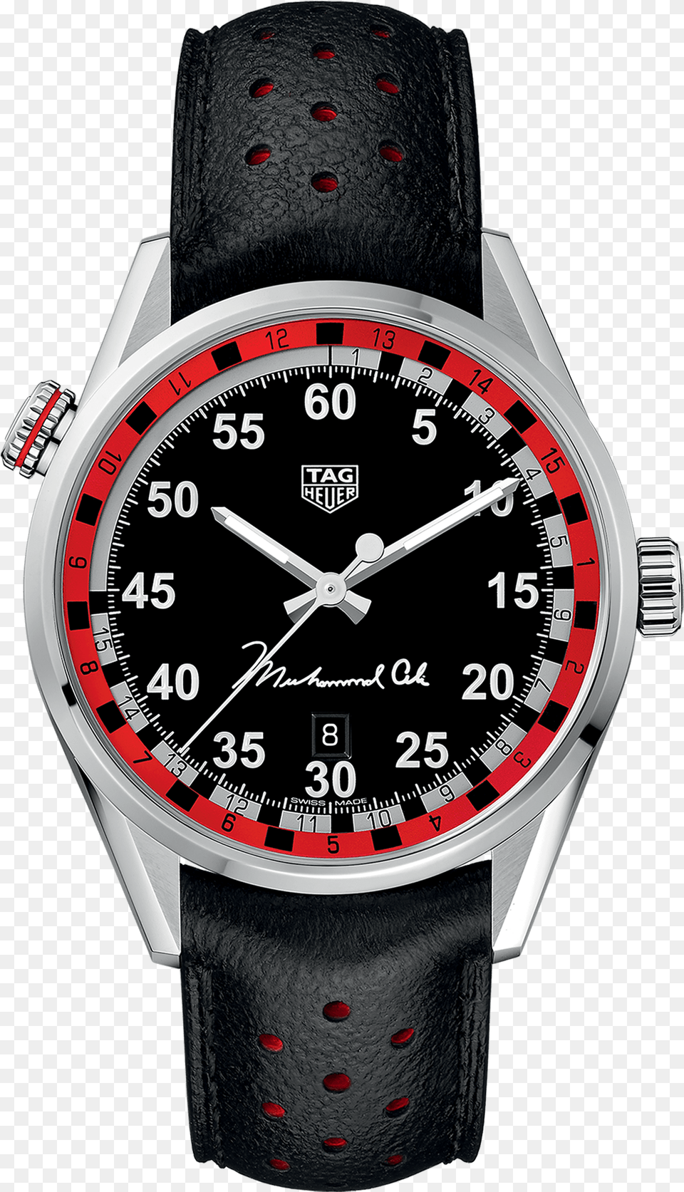 Tag Heuer Muhammad Ali Tag Heuer Muhammad Ali Watch, Arm, Body Part, Person, Wristwatch Free Png Download