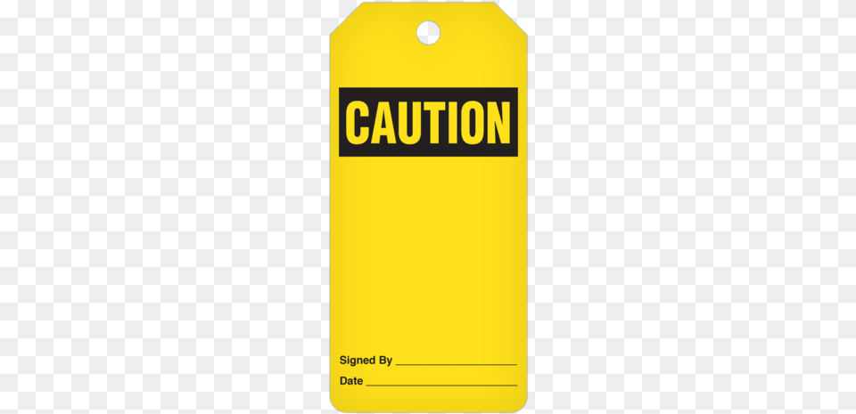 Tag Roll Caution Blank Accuform Signs Shmppe940vp Caution Sign7 X, Paper, Text Png