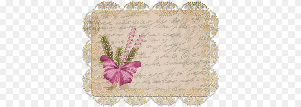 Tag Vintage Floral, Flower, Plant, Envelope, Mail Free Png Download
