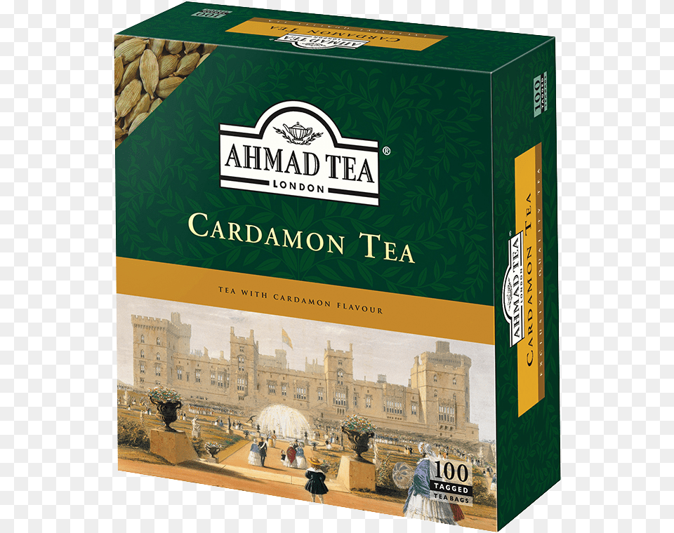 Tagged Teabags Ahmad Tea Cardamom Tea, Architecture, Building, Person, Adult Free Png Download