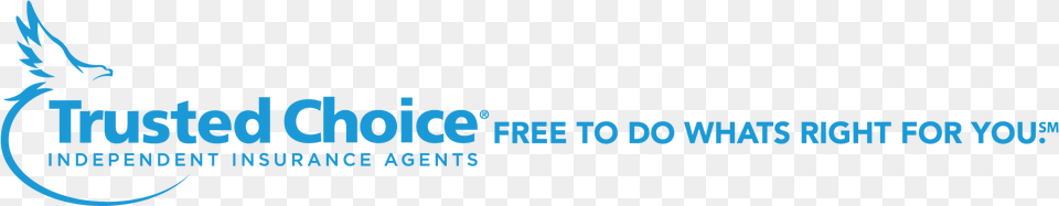Tagline Light Blue On Trusted Choice, Text Free Transparent Png