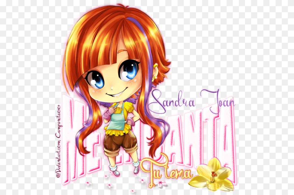 Tags Gracias X Compartir Apoyando Tema Amp Buen Tema Chibi, Book, Comics, Publication, Person Free Png