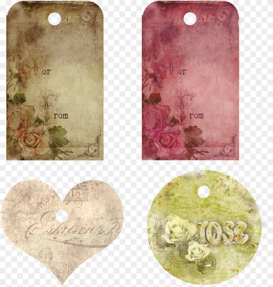Tags Vintage Tags Vintage Ephemera Daily Papers Mobile Phone Case, Art, Painting, Electronics, Flower Free Png