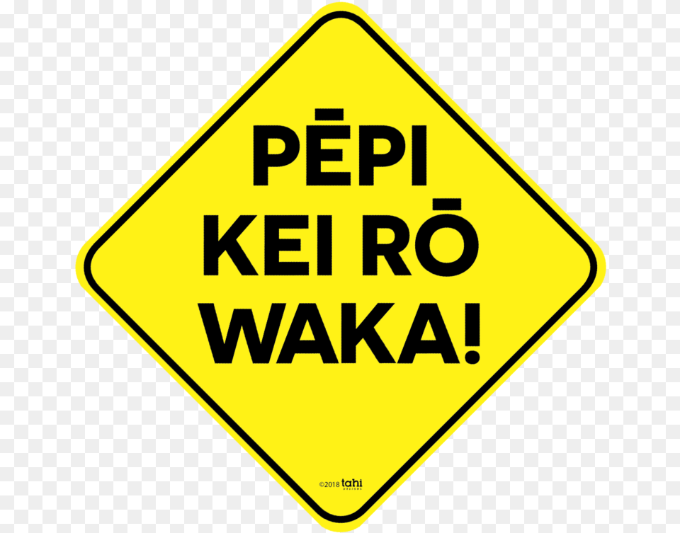 Tahi Designs Ppi Kei R Waka Sign Fair Trade On Board, Symbol, Road Sign Png Image