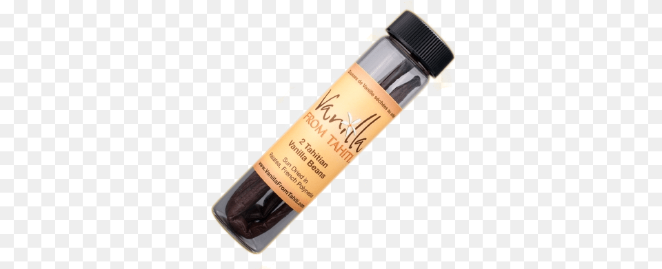 Tahitian Vanilla Beans Vial Vanilla, Bottle, Cosmetics, Perfume Free Png Download