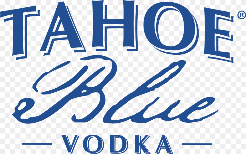 Tahoe Blue Vodka, Text, Person Free Png Download