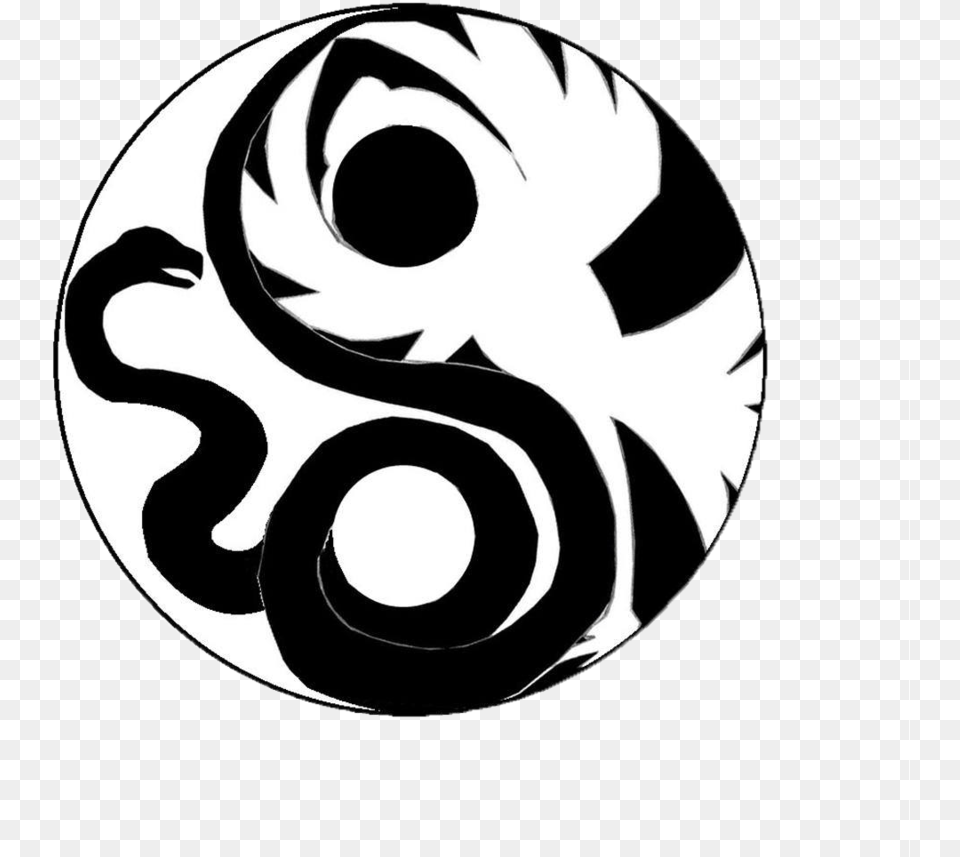 Tai Chi Summit S Logo Based On The Vision Of The Legendary Yin Yang With Snake And Crane, Stencil, Face, Head, Person Free Png Download