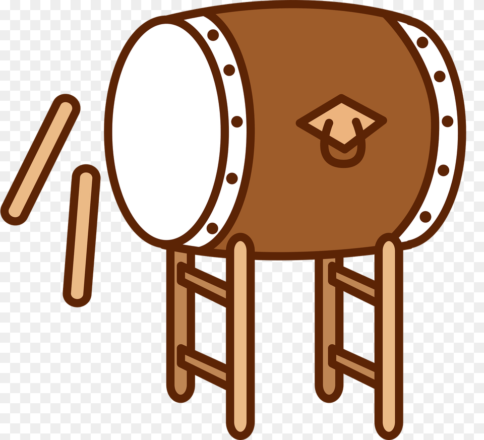Taiko Japanese Percussion Instrument Clipart Free Png