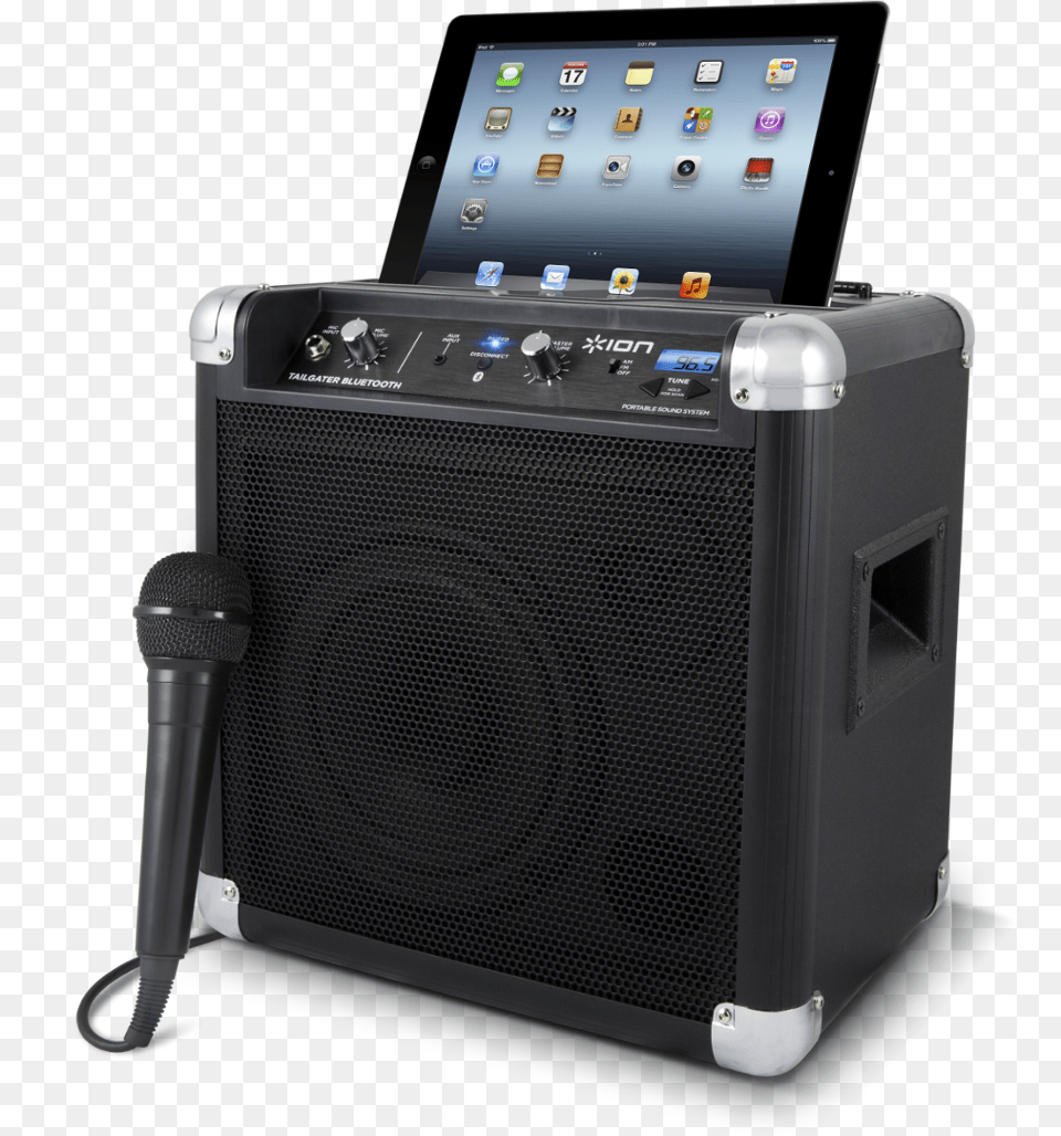 Tailgater Main Ion Tailgater Bluetooth Speaker, Electronics, Electrical Device, Microphone, Computer Free Transparent Png