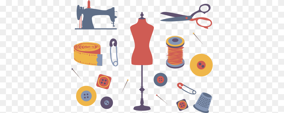 Tailor Shop Icons Illustration Free Vector Download Tailor Shop Logo, Sewing, Person Png