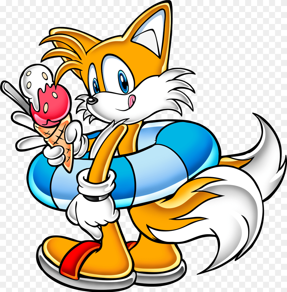 Tails, Water, Cartoon Png Image