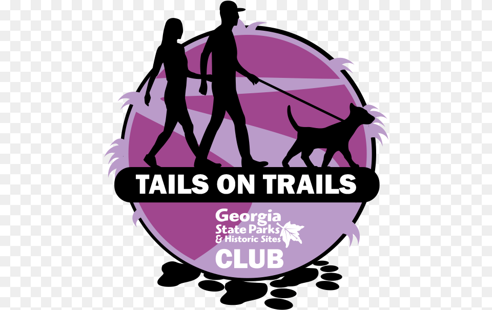 Tails Dog Leash, Purple, Advertisement, Poster, Person Png Image