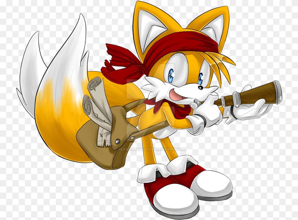 Tails Pirate By Isakysketch, Book, Comics, Publication Free Png