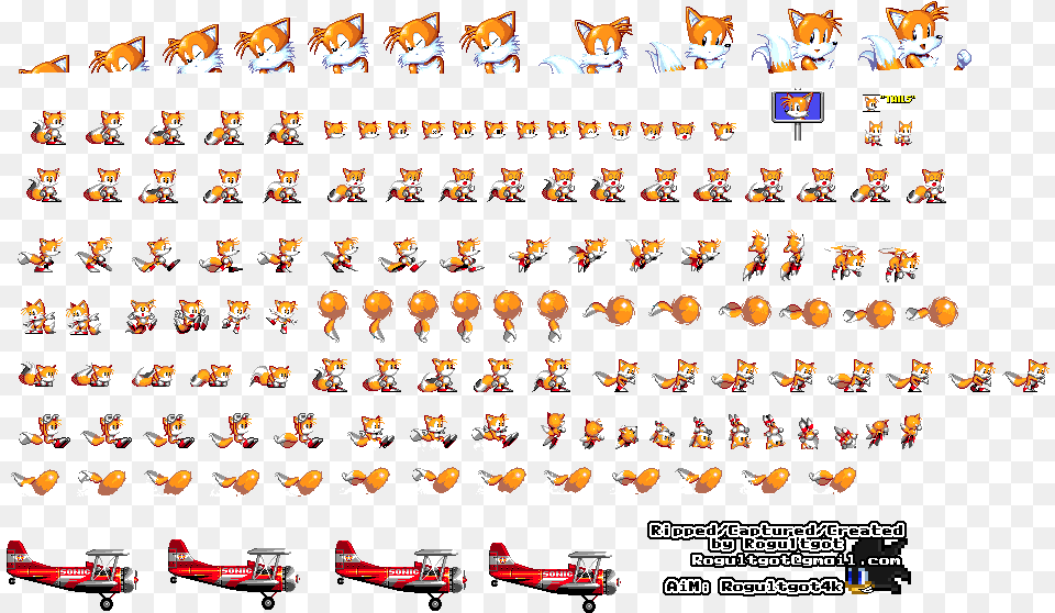 Tails Sonic The Hedgehog 2 Sprite, People, Person, Aircraft, Airplane Free Png