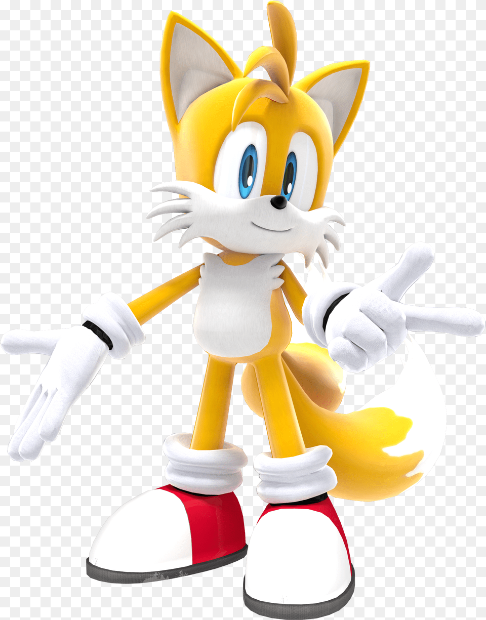 Tails The Fox 3d, Figurine, Toy Free Png