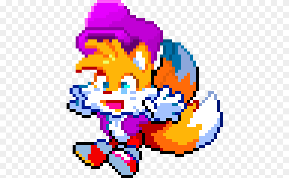 Tails The Fox Pixel Art, Graphics Png Image