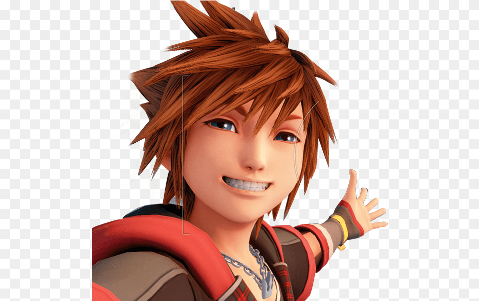 Tainted Sora Old Is Sora In Kingdom Hearts 3, Person, Face, Head, Anime Free Png Download