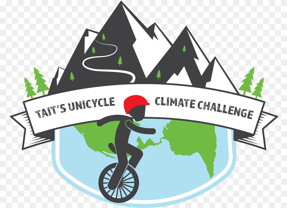 Tait S Unicycle Climate Challenge Downhill Mountain Bike Vector, Boy, Child, Male, Person Free Png